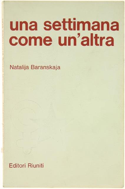 Una settimana come un'altra - Natalija Baranskaja - copertina