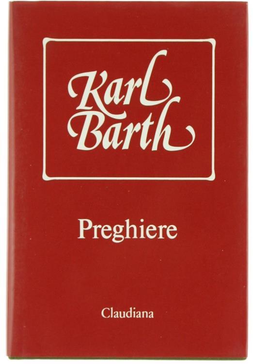 Preghiere - Karl Barth - copertina