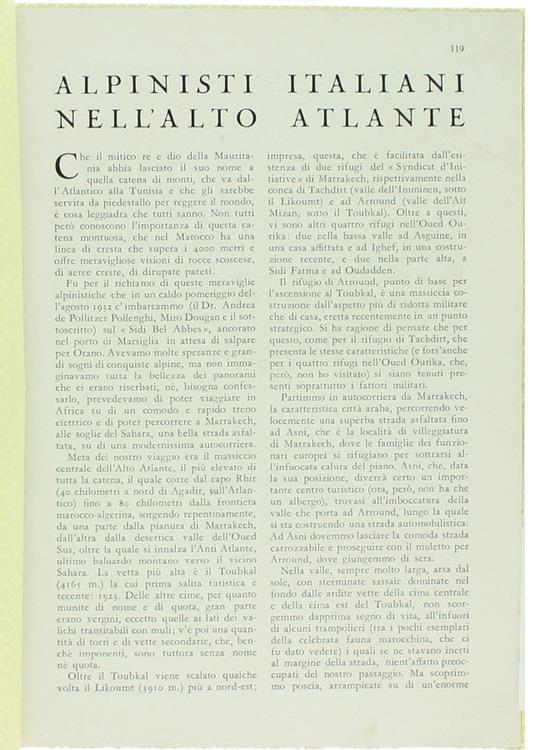 Alpinisti Italiani nell'Alto Atlante - Mauro Botteri - 2
