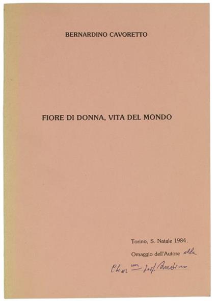 Fiore di Donna, Vita del Mondo - Bernardino Cavoretto - copertina