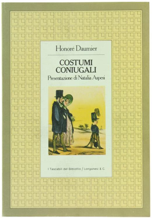 Costumi coniugali - Honoré Daumier - copertina