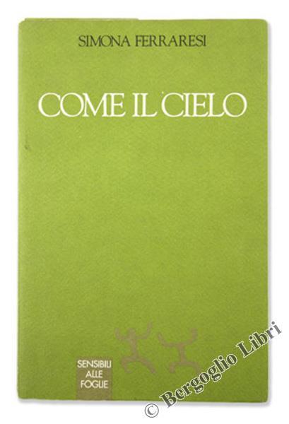 Come il Cielo - Simona Ferraresi - copertina