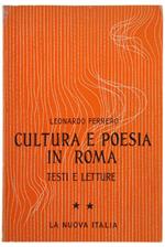 Cultura e Poesia in Roma. Testi e Letture. Volume II: Età Imperiale da Augusto a Traiano