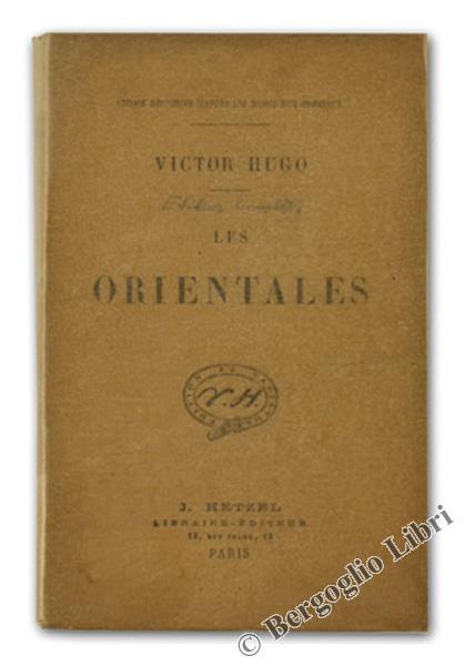 Les Orientales - Victor Hugo - copertina
