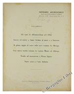 Gli Scavi di Albintimilium nel 1962 - Ancore ed Anfore a S.Stefano al Mare e a Sanremo - il Primo Saggio di Scavo sulla Nave Romana di Albenga