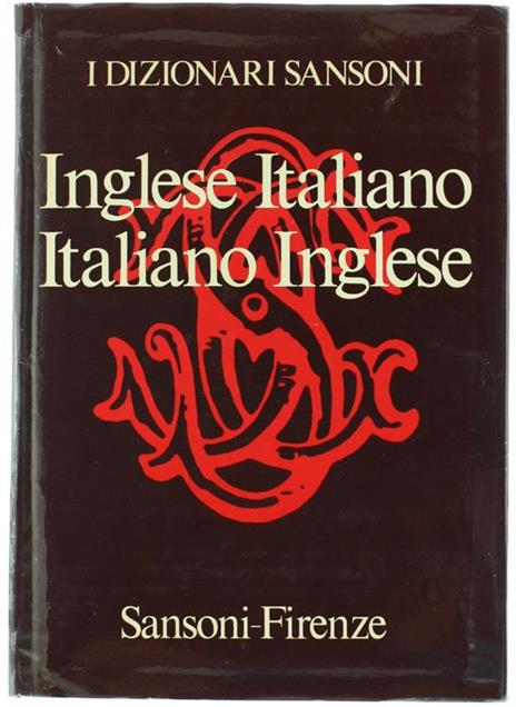 Dizionario Inglese-Italiano, Italiano-Inglese - Libro Usato - Sansoni 