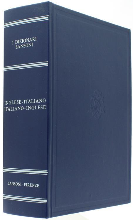 9788838308802 Dizionario Inglese Italiano Sansoni a cura di Macchi