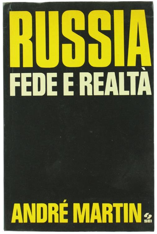 Russia Fede e Realtà - André Martin - copertina