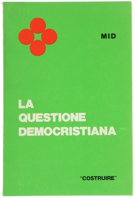 La Questione Democristiana - Thomas Middleton - copertina