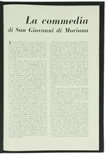 La Commedia di San Giovanni di Moriana. Stralcio da la Lettura, Marso 1941