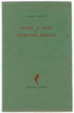 Saggi e Idee di Letteratura Francese