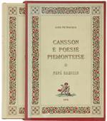 Cansson e Poesie Piemonteise. Papà Camillo (Ristampa Anastatica)