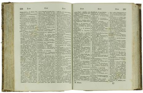 Vollständiges Deutsch-Italiensich Taschenwörterbuch. Zweiter Theil: Deutsch-Italienisch - Francesco Valentini - 2
