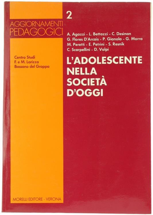 L' Adolescente nella Società d'Oggi - copertina