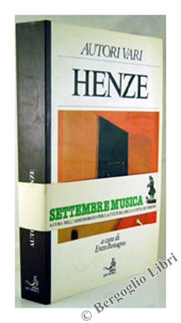 Henze - copertina