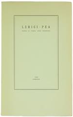 Lerici. Pea. Premio di Poesia Anno Sedicesimo