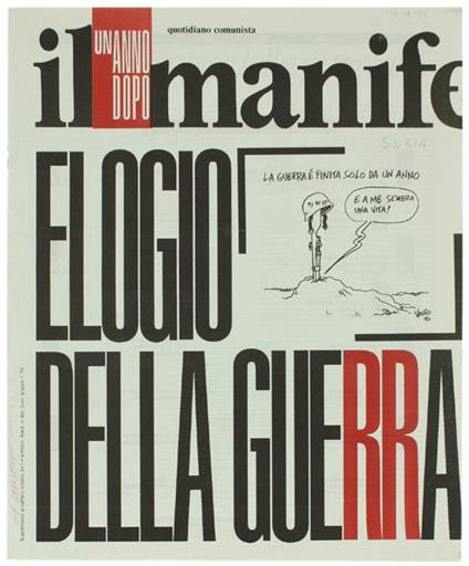 Elogio della Guerra - copertina