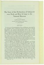 The Story of the Declaration of Indipendence Desk and How It Came to the National Museum