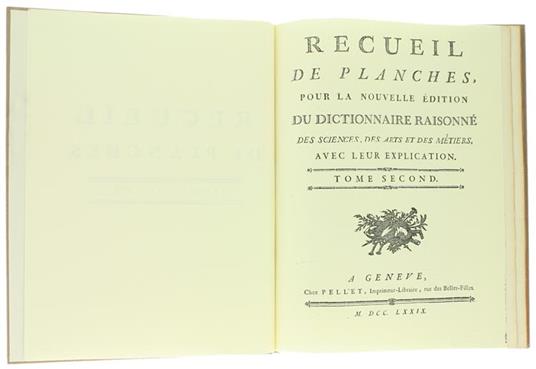 Chirurgie, Conténant Trente-Neuf Planches. Recueil de Planches Pour la Nouvelle Edition du Dictionnaire Raisonné des Science, des Arts et des Métiers, Avec Leur Explication. Tome Second - Denis Diderot - copertina