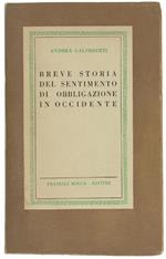 Breve Storia Del Sentimento Di Obbligazione In Occidente