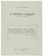 L' Ultimo Viaggio. Novella Dantesca