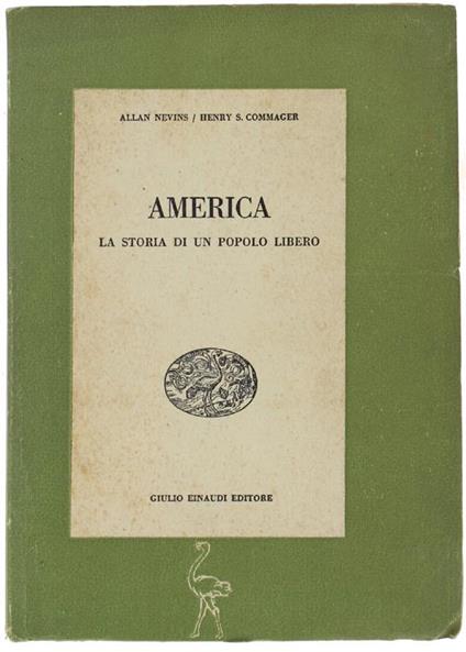 America. La Storia Di Un Popolo Libero - Allan Nevins - copertina