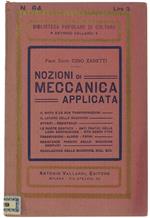 Nozioni Di Meccanica Applicata. Con Incisioni