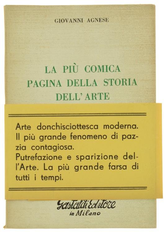 La Più Comica Pagina Della Storia Dell'Arte - Gino Agnese - copertina