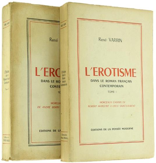 L' Erotisme Dans Le Roman Français Contemporain - René Varrin - copertina