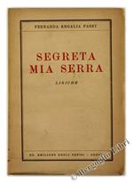 Segreta Mia Serra. Liriche