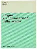 Lingua E Comunicazione Nella Scuola