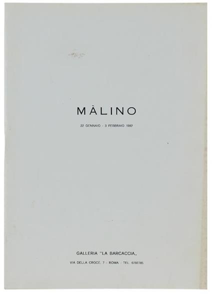 Malino - Franco Miele - copertina