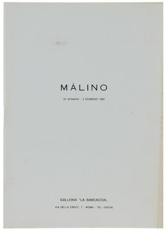 Malino - Franco Miele - copertina