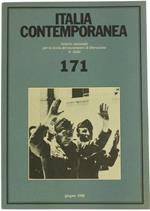 Italia Contemporanea N. 171. Giugno 1988