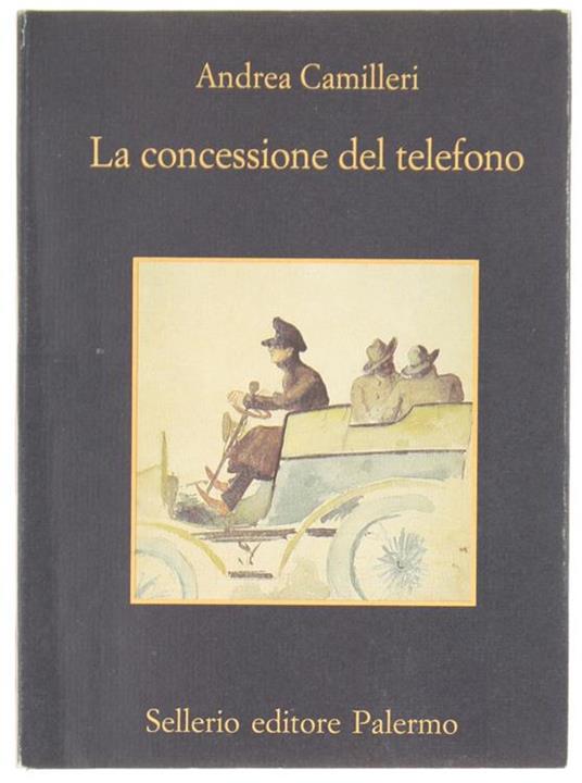 La concessione del telefono - Andrea Camilleri - copertina