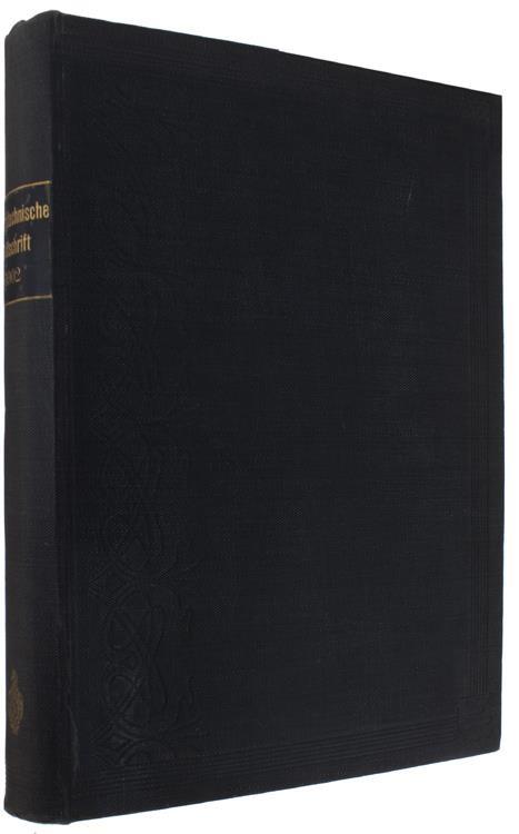 Elektrotechnische Zeitschrift. Centralblatt Für Elektrotechnik. Organ Des  Elektrotechnischen Vereins Und Des Verbandes Deutscher Elektrotechniker.  Xxiii Jahrgang - 1902 (Complete In 52 Issues - Libro Usato - Verlag von  Julius Springer - | IBS