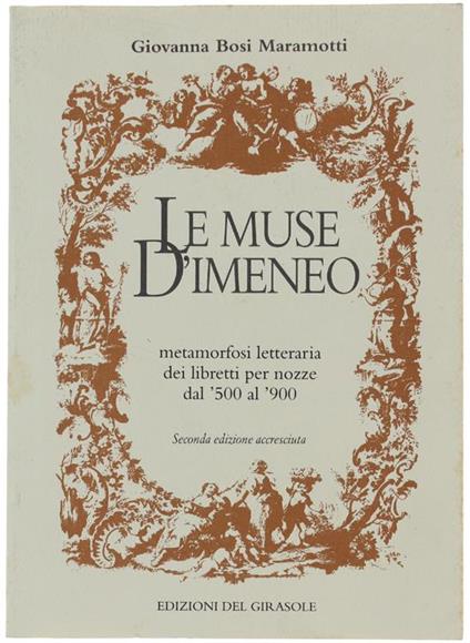 Le Muse D'Imeneo - Giovanna Bosi Maramotti - copertina