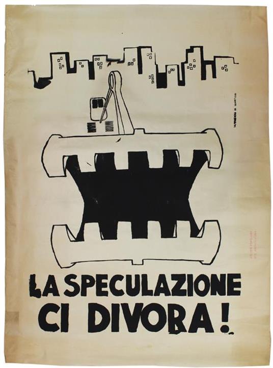 La Speculazione Ci Divora! Movimento Di Quartiere (Poster Originale) - copertina