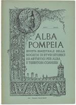 Alba Pompeia, Rivista Bimestrale. Anno I/1908 Fasc. 1. (Reprint)