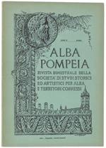 Alba Pompeia, Rivista Bimestrale. Anno Ii/1909 Fasc. 1. (Reprint)