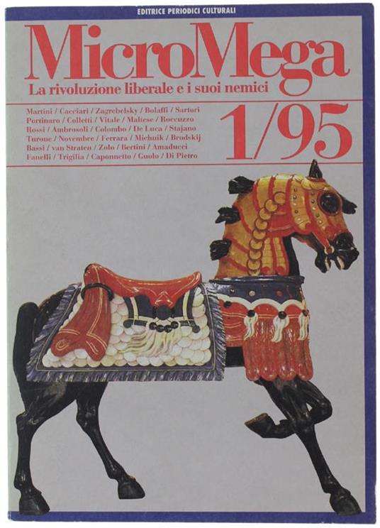 Micromega. 1/95. La Rivoluzione Liberale e I Suoi Nemici - copertina