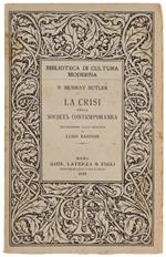 La Crisi Della Società Contemporanea