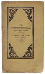 Della Costruzione Irregolare Della Lingua Toscana. Trattato