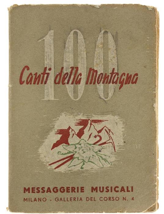 100 Canti Della Montagna - copertina