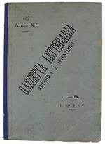 Gazzetta Letteraria Artistica e Scientifica - Anno Xi/1887. Annata quasi completa (n.1-53, manca il n. 19