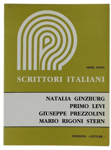 Scrittori Italiani. Serie Nona. Ginzburg, Primo Levi, Prezzolini, Rigoni Stern - copertina