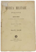 Rivista Militare Italiana. Dispensa VII - Luglio 1886