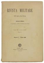 Rivista Militare Italiana. Dispensa X - Ottobre 1886