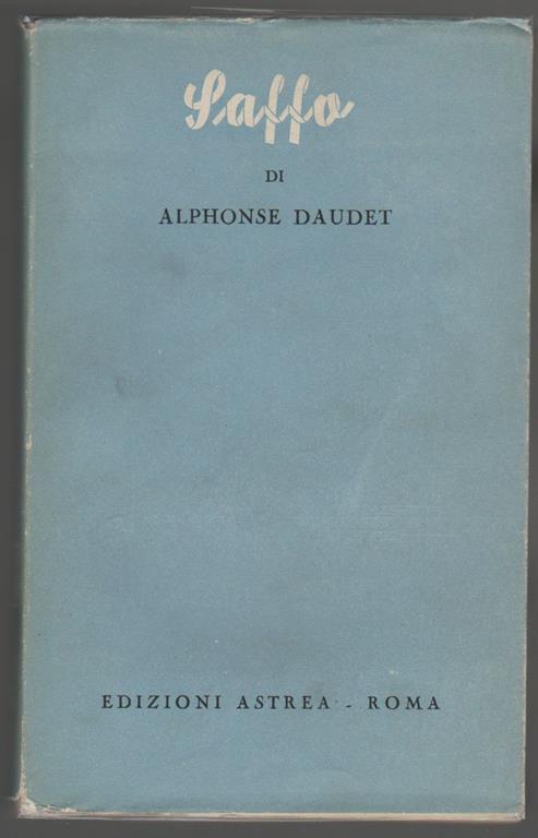 Saffo - Alphonse Daudet - copertina