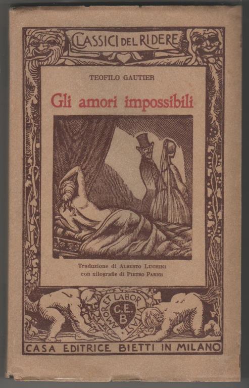 Gli amori impossibili - Théophile Gautier - copertina